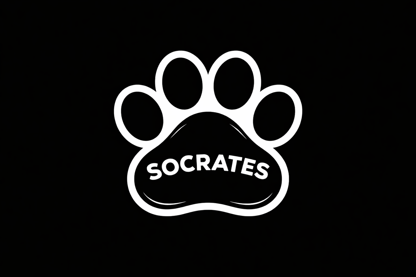 Personalized Paw Name Decal | Custom Vinyl Decal