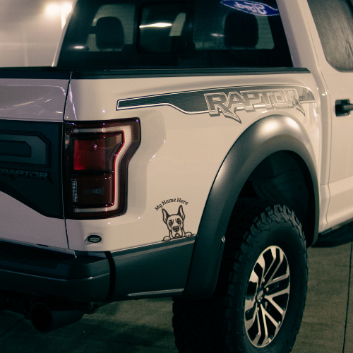Great Dane Sticker with Name | Personalized Dog Vinyl Decal for Car, Laptop or Window